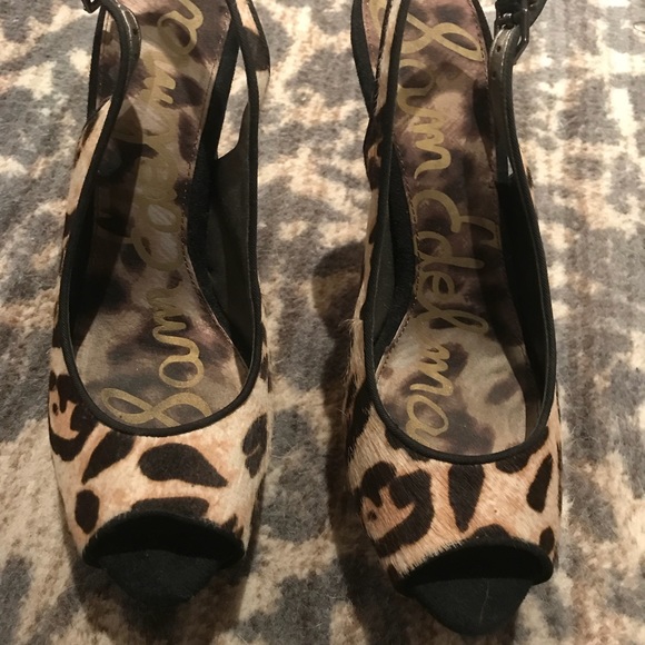 Sam Edelman Cheetah Print Heel - Picture 3 of 3